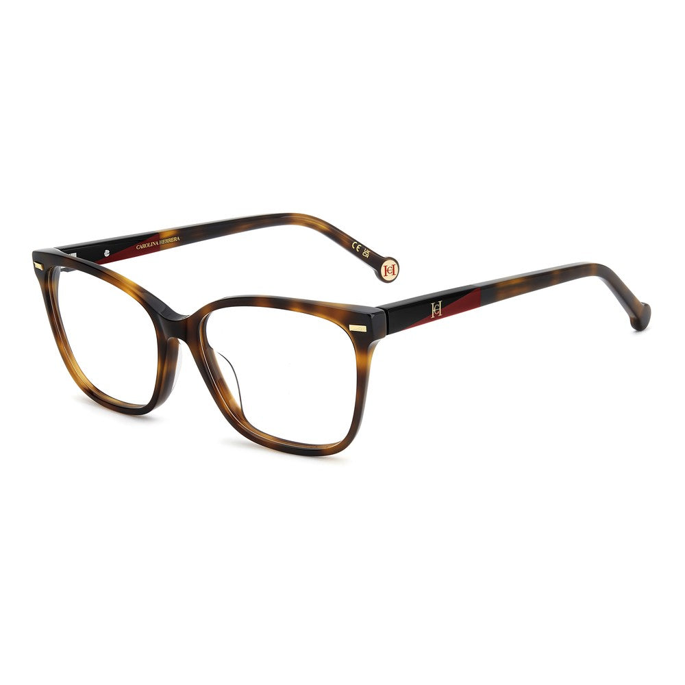 Gafas de vista Carolina Herrera femeninas, estilo ojo de gato, montura de acetato, color de montura habana, color de lente transparente y calibre 55 mm - Envío 24/48 horas en España - Her 0336/G 086