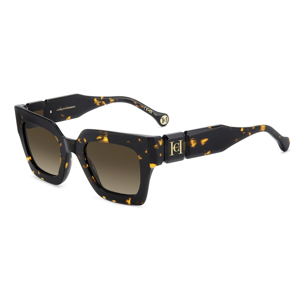 Gafas de sol Carolina Herrera femeninas, estilo cuadrada, montura de acetato, color de montura habana, color de lente marron y calibre 49 mm - Envío 24/48 horas en España - Her 0328/S 086