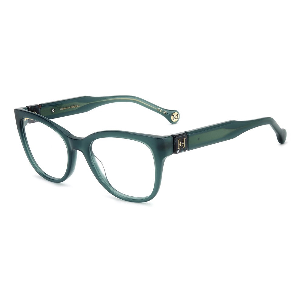 Gafas de vista Carolina Herrera femeninas, estilo ovalada, montura de acetato, color de montura verde, color de lente transparente y calibre 52 mm - Envío 24/48 horas en España - Her 0372 1Ed