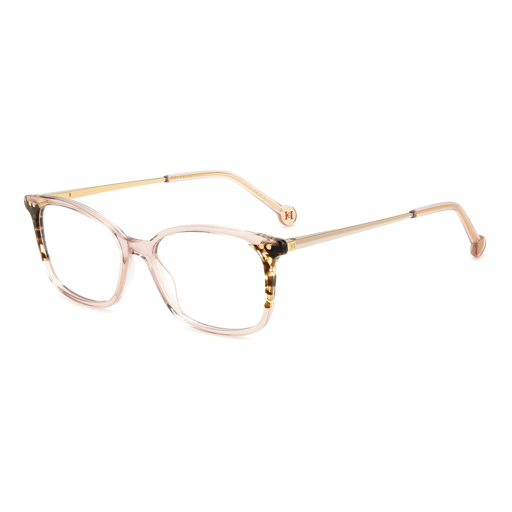 Gafas de vista Carolina Herrera femeninas, estilo rectangular, montura de acetato, color de montura habana, color de lente transparente y calibre 53 mm - Envío 24/48 horas en España - Her 0167 L93
