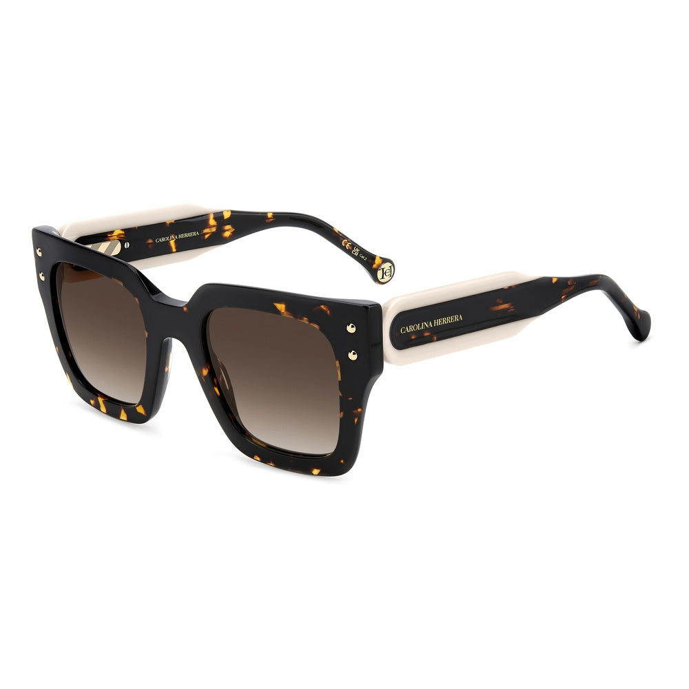 Gafas de sol Carolina Herrera femeninas, estilo cuadrada, montura de acetato, color de montura habana, color de lente marron y calibre 51 mm - Envío 24/48 horas en España - Her 0255/S 086