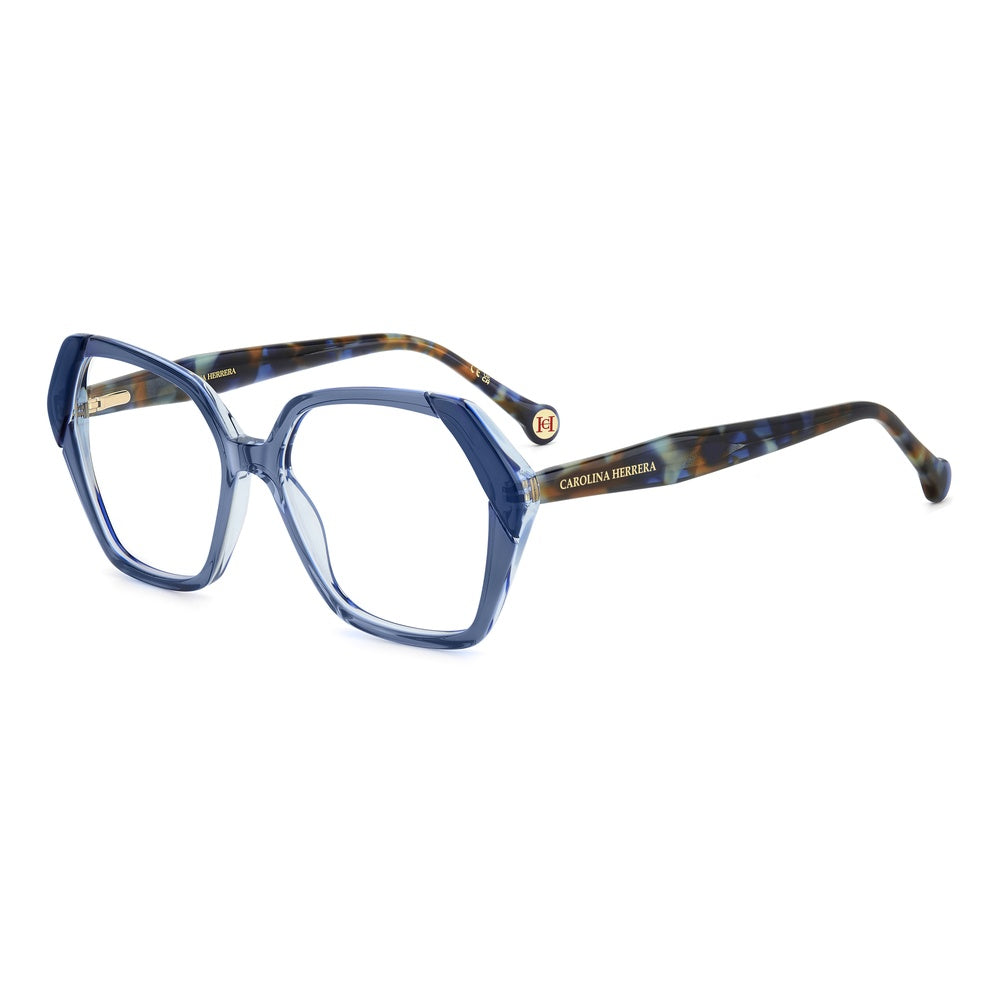 Gafas de vista Carolina Herrera femeninas, estilo mariposa, montura de acetato, color de montura azul, color de lente transparente y calibre 54 mm - Envío 24/48 horas en España - Her 0291 Pjp