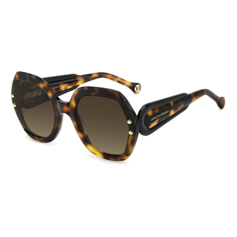 Gafas de sol Carolina Herrera femeninas, estilo cuadrada, montura de acetato, color de montura habana, color de lente marron y calibre 61 mm - Envío 24/48 horas en España - Her 0314/G/S 086