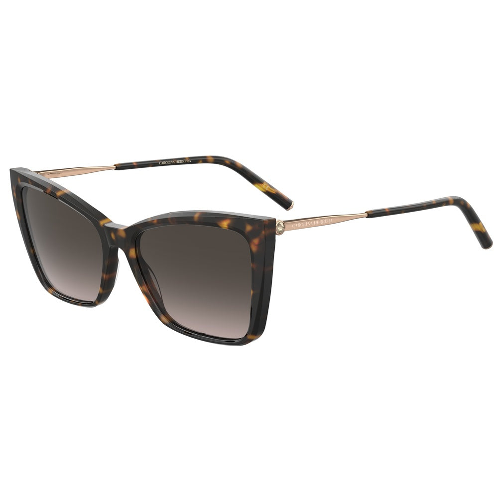 Gafas de sol Carolina Herrera femeninas, estilo rectangular, montura de acetato, color de montura habana, color de lente marron y calibre 57 mm - Envío 24/48 horas en España - Her 0180/S 2Ik
