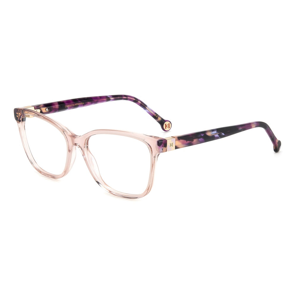 Gafas de vista Carolina Herrera femeninas, estilo rectangular, montura de acetato, color de montura habana, color de lente transparente y calibre 55 mm - Envío 24/48 horas en España - Her 0239 1Ez