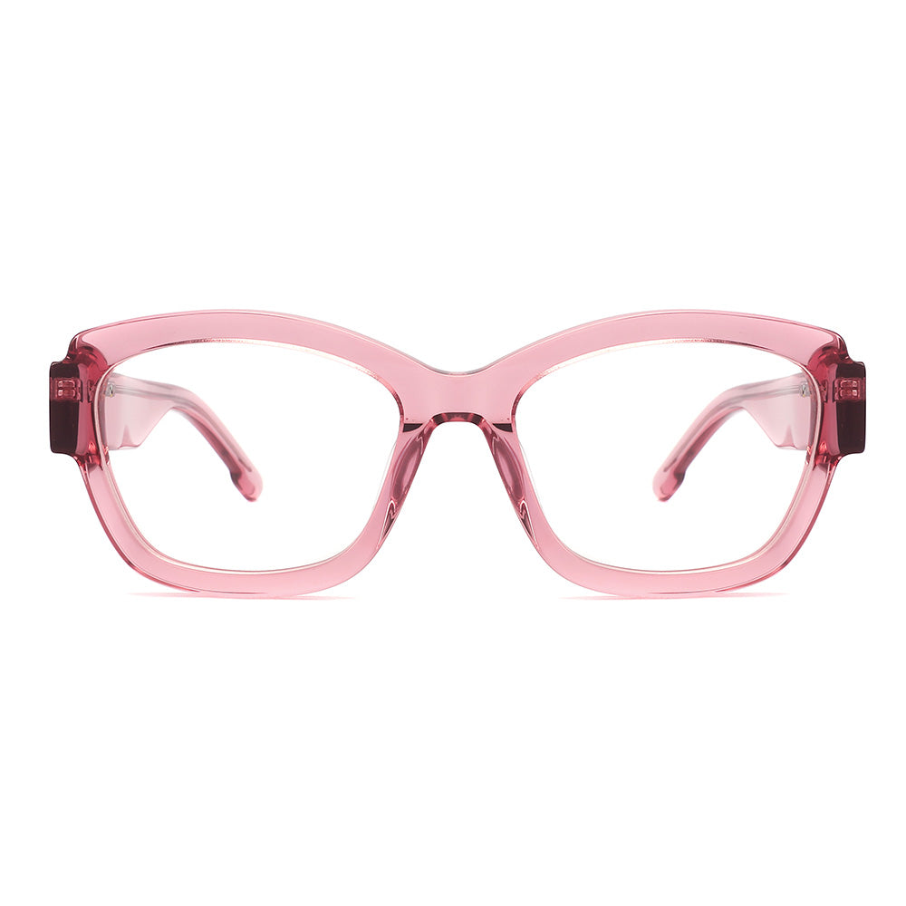 Gafas Graduadas LUPER RIQUELME Rosa - Vista Frontal