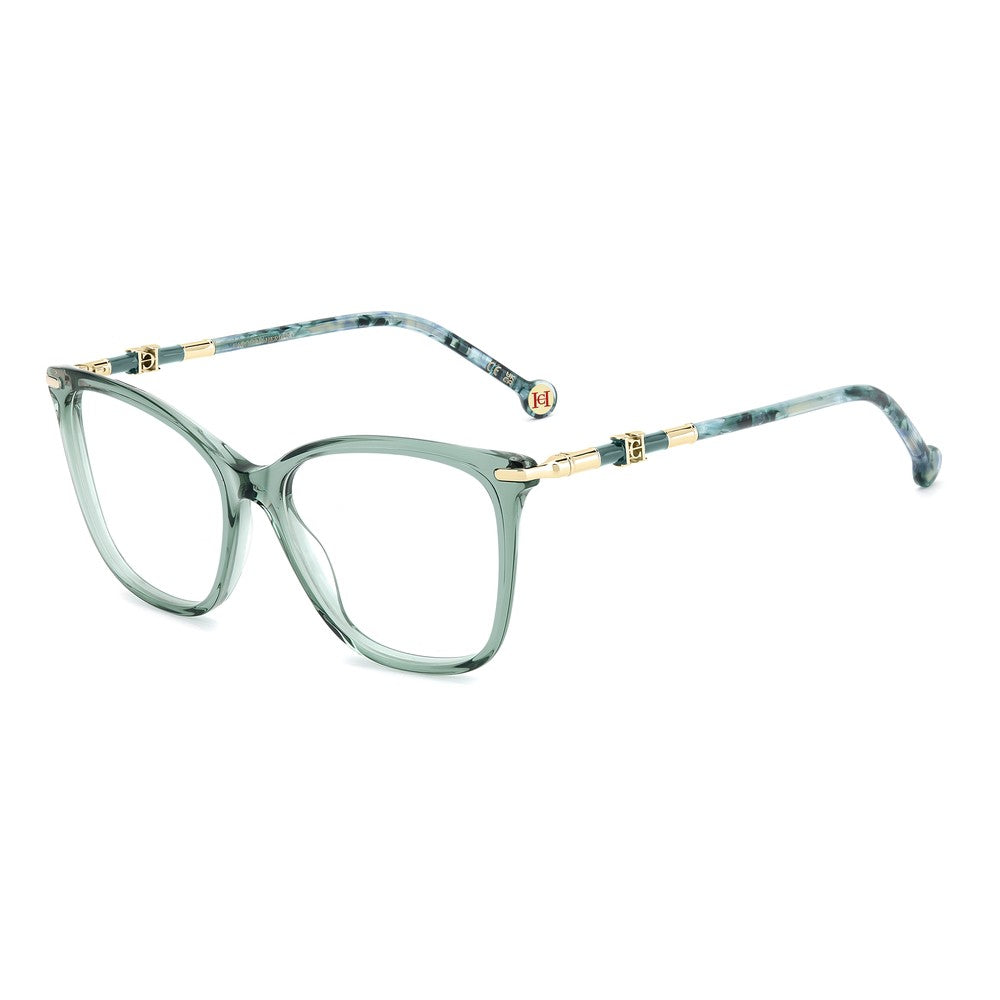 Gafas de vista Carolina Herrera femeninas, estilo ojo de gato, montura de acetato, color de montura verde, color de lente transparente y calibre 54 mm - Envío 24/48 horas en España - Her 0353 1Ed