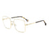 Gafas de vista Carolina Herrera femeninas, estilo cuadrada, montura de metal, color de montura dorado, color de lente transparente y calibre 55 mm - Envío 24/48 horas en España - Her 0346 000