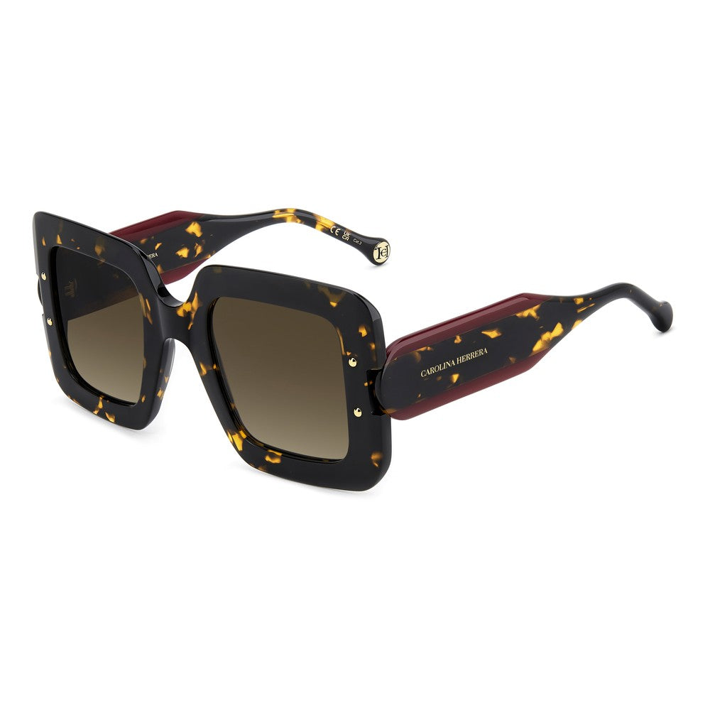 Gafas de sol Carolina Herrera femeninas, estilo cuadrada, montura de acetato, color de montura habana, color de lente marron y calibre 50 mm - Envío 24/48 horas en España - Her 0322/S 086