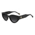 Gafas de sol Carolina Herrera femeninas, estilo ovalada, montura de acetato, color de montura negro, color de lente gris y calibre 52 mm - Envío 24/48 horas en España - Her 0370/S 807 9O