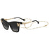 Gafas de sol Carolina Herrera femeninas, estilo ojo de gato, montura de tr90, color de montura negro, color de lente gris y calibre 54 mm - Envío 24/48 horas en España - Her 0399/S 807