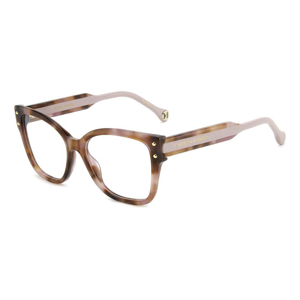 Gafas de vista Carolina Herrera femeninas, estilo cuadrada, montura de acetato, color de montura habana, color de lente transparente y calibre 53 mm - Envío 24/48 horas en España - Her 0368 0B0
