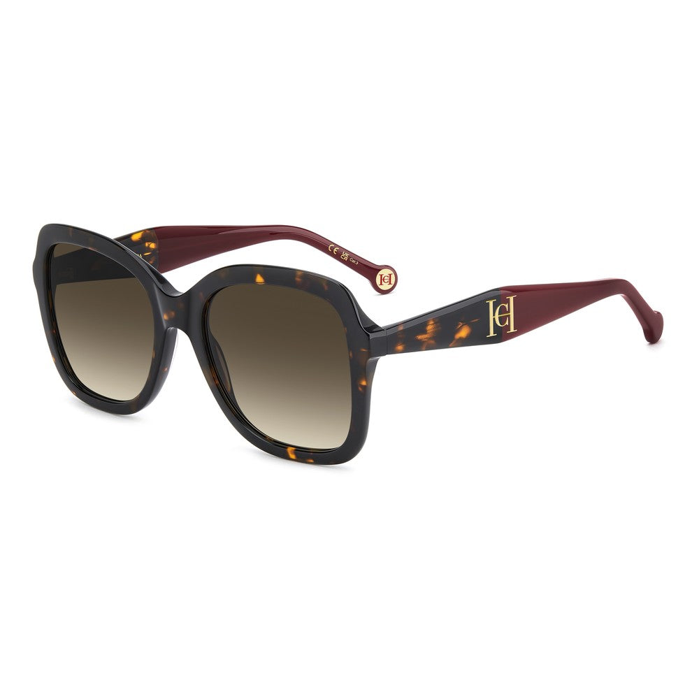 Gafas de sol Carolina Herrera femeninas, estilo cuadrada, montura de acetato, color de montura habana, color de lente marron y calibre 56 mm - Envío 24/48 horas en España - Her 0373/S 086