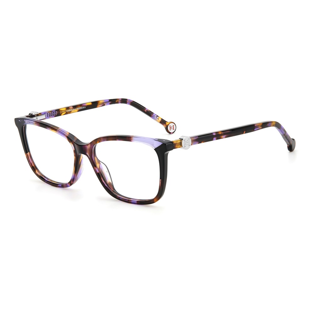 Gafas de vista Carolina Herrera femeninas, estilo rectangular, montura de acetato, color de montura habana, color de lente transparente y calibre 54 mm - Envío 24/48 horas en España - Ch 0055 F0T