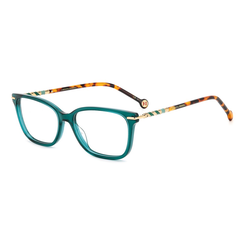 Gafas de vista Carolina Herrera femeninas, estilo rectangular, montura de acetato, color de montura habana, color de lente transparente y calibre 54 mm - Envío 24/48 horas en España - Her 0097 Xgw