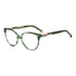 Gafas de vista Carolina Herrera femeninas, estilo rectangular, montura de acetato, color de montura verde, color de lente transparente y calibre 53 mm - Envío 24/48 horas en España - Her 0158 6Ak