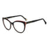 Gafas de vista Carolina Herrera femeninas, estilo ojo de gato, montura de acetato, color de montura negro, color de lente transparente y calibre 53 mm - Envío 24/48 horas en España - Her 0207 3H2