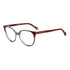 Gafas de vista Carolina Herrera femeninas, estilo rectangular, montura de acetato, color de montura gris, color de lente transparente y calibre 53 mm - Envío 24/48 horas en España - Her 0282 268