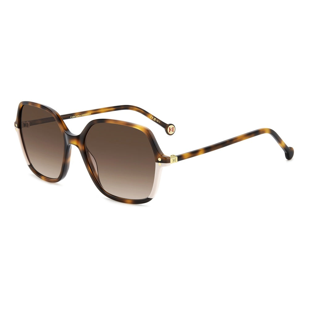 Gafas de sol Carolina Herrera femeninas, estilo cuadrada, montura de acetato, color de montura habana, color de lente marron y calibre 56 mm - Envío 24/48 horas en España - Her 0278/S 086