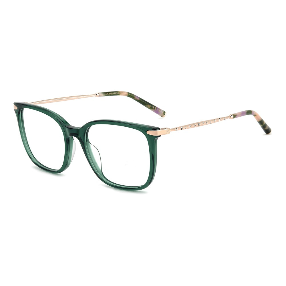 Gafas de vista Carolina Herrera femeninas, estilo cuadrada, montura de acetato, color de montura verde, color de lente transparente y calibre 53 mm - Envío 24/48 horas en España - Her 0265/G 1Ed