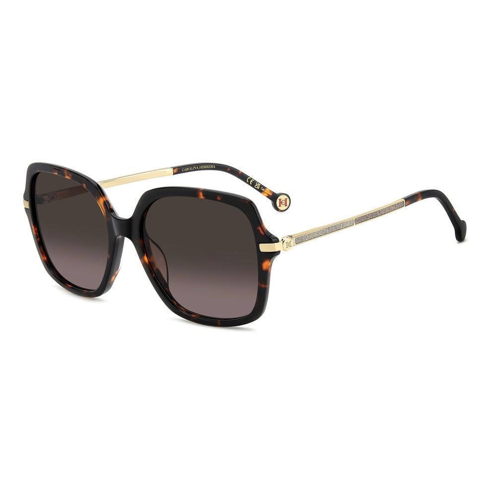 Gafas de sol Carolina Herrera femeninas, estilo cuadrada, montura de acetato, color de montura habana, color de lente marron y calibre 55 mm - Envío 24/48 horas en España - Her 0285/G/S 086