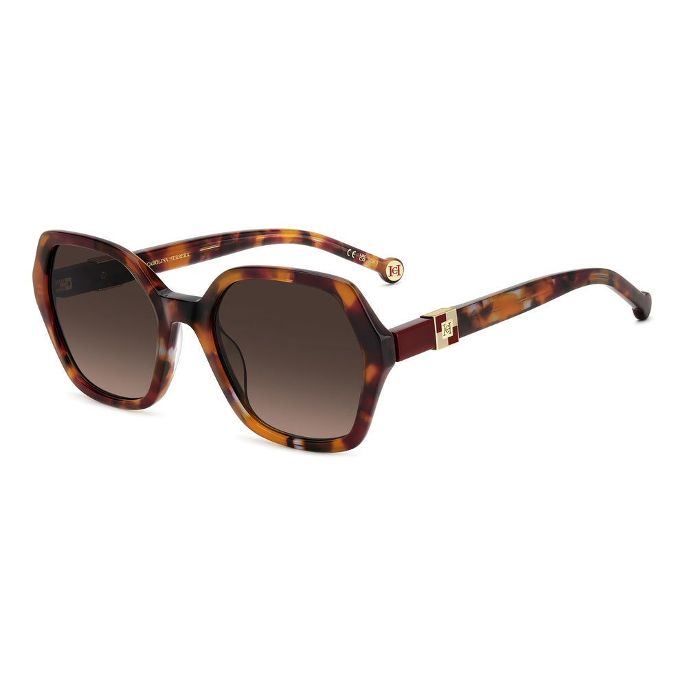Gafas de sol Carolina Herrera femeninas, estilo cuadrada, montura de acetato, color de montura habana, color de lente marron y calibre 55 mm - Envío 24/48 horas en España - Her 0298/G/S 086