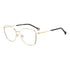 Gafas de vista Carolina Herrera femeninas, estilo mariposa, montura de metal, color de montura negro, color de lente transparente y calibre 55 mm - Envío 24/48 horas en España - Her 0295 2M2