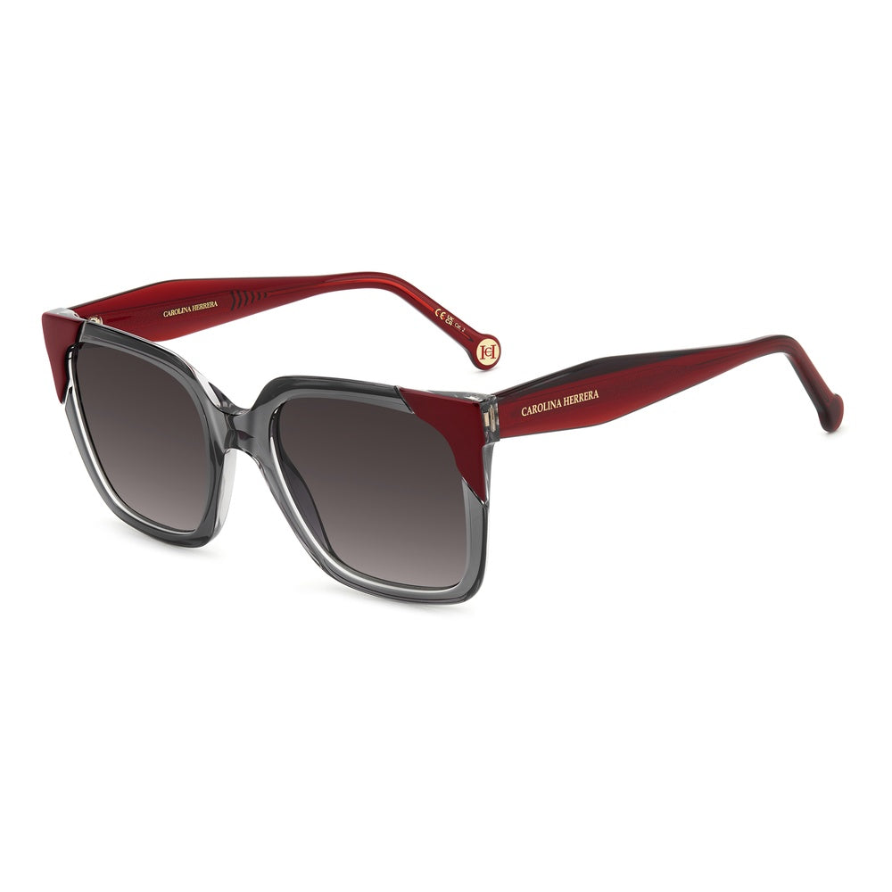 Gafas de sol Carolina Herrera femeninas, estilo cuadrada, montura de acetato, color de montura gris, color de lente gris y calibre 53 mm - Envío 24/48 horas en España - Her 0288/S 268