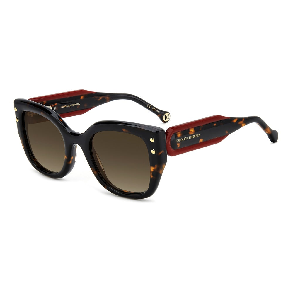 Gafas de sol Carolina Herrera femeninas, estilo cuadrada, montura de acetato, color de montura habana, color de lente marron y calibre 51 mm - Envío 24/48 horas en España - Her 0312/S 086