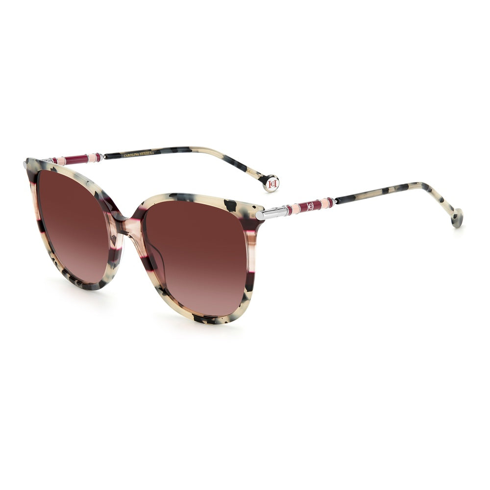 Gafas de sol Carolina Herrera femeninas, estilo cuadrada, montura de acetato, color de montura habana, color de lente rosa y calibre 55 mm - Envío 24/48 horas en España - Ch 0023/S Ons