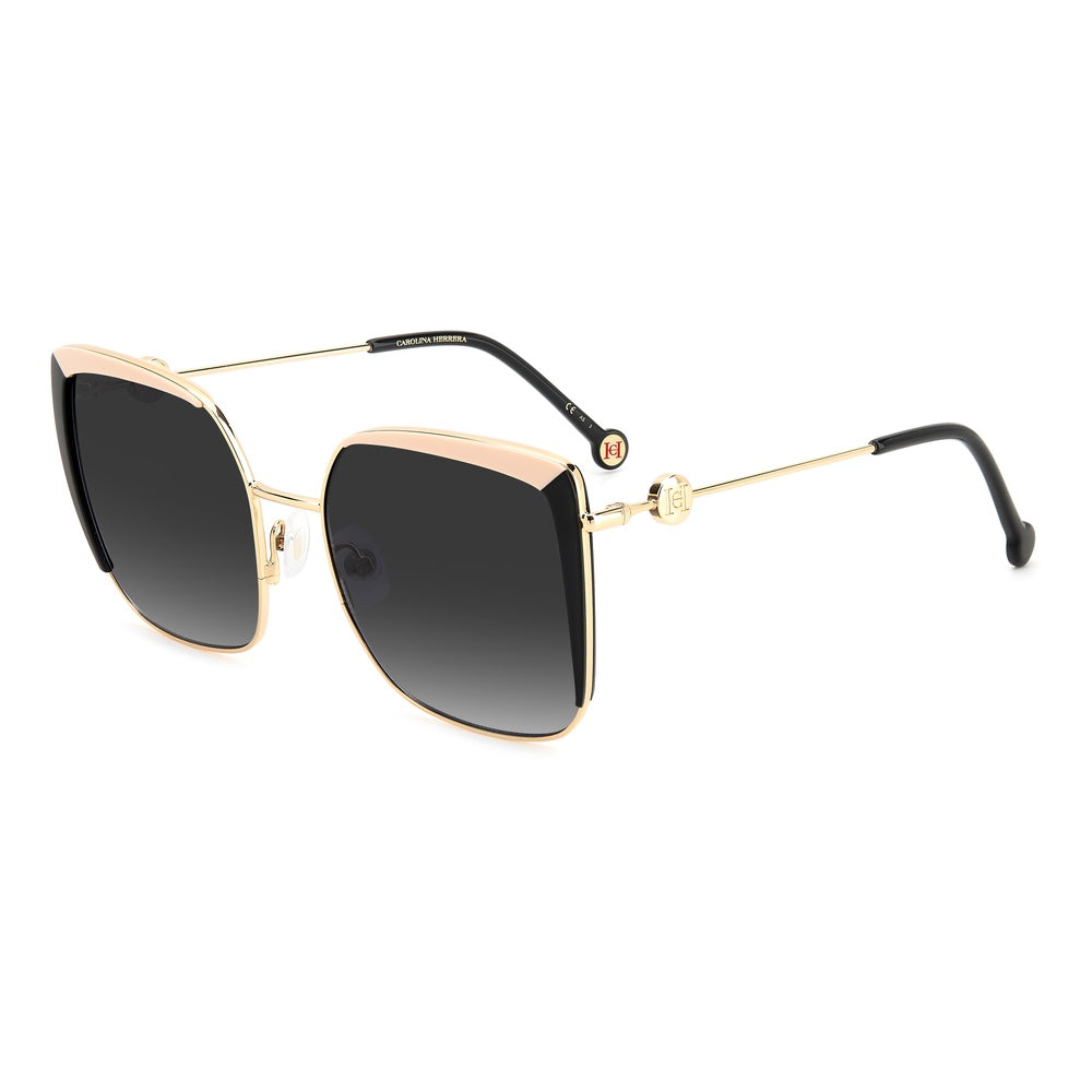 Gafas de sol Carolina Herrera femeninas, estilo cuadrada, montura de metal, color de montura negro, color de lente gris y calibre 57 mm - Envío 24/48 horas en España - Her 0111/S Kdx