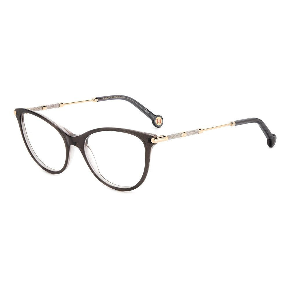 Gafas de vista Carolina Herrera femeninas, estilo rectangular, montura de acetato, color de montura gris, color de lente transparente y calibre 53 mm - Envío 24/48 horas en España - Her 0152 Eib