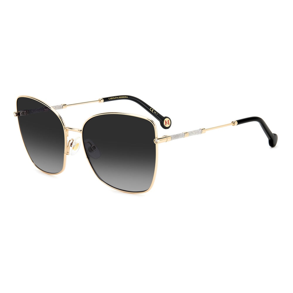 Gafas de sol Carolina Herrera femeninas, estilo mariposa, montura de metal, color de montura dorado, color de lente gris y calibre 59 mm - Envío 24/48 horas en España - Her 0133/S 000