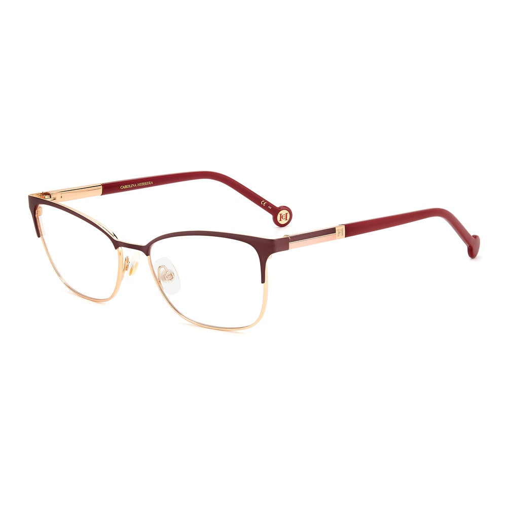 Gafas de vista Carolina Herrera femeninas, estilo rectangular, montura de metal, color de montura dorado, color de lente transparente y calibre 55 mm - Envío 24/48 horas en España - Her 0164 Noa