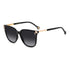 Gafas de sol Carolina Herrera femeninas, estilo cuadrada, montura de acetato, color de montura negro, color de lente gris y calibre 54 mm - Envío 24/48 horas en España - Her 0140/S Kdx