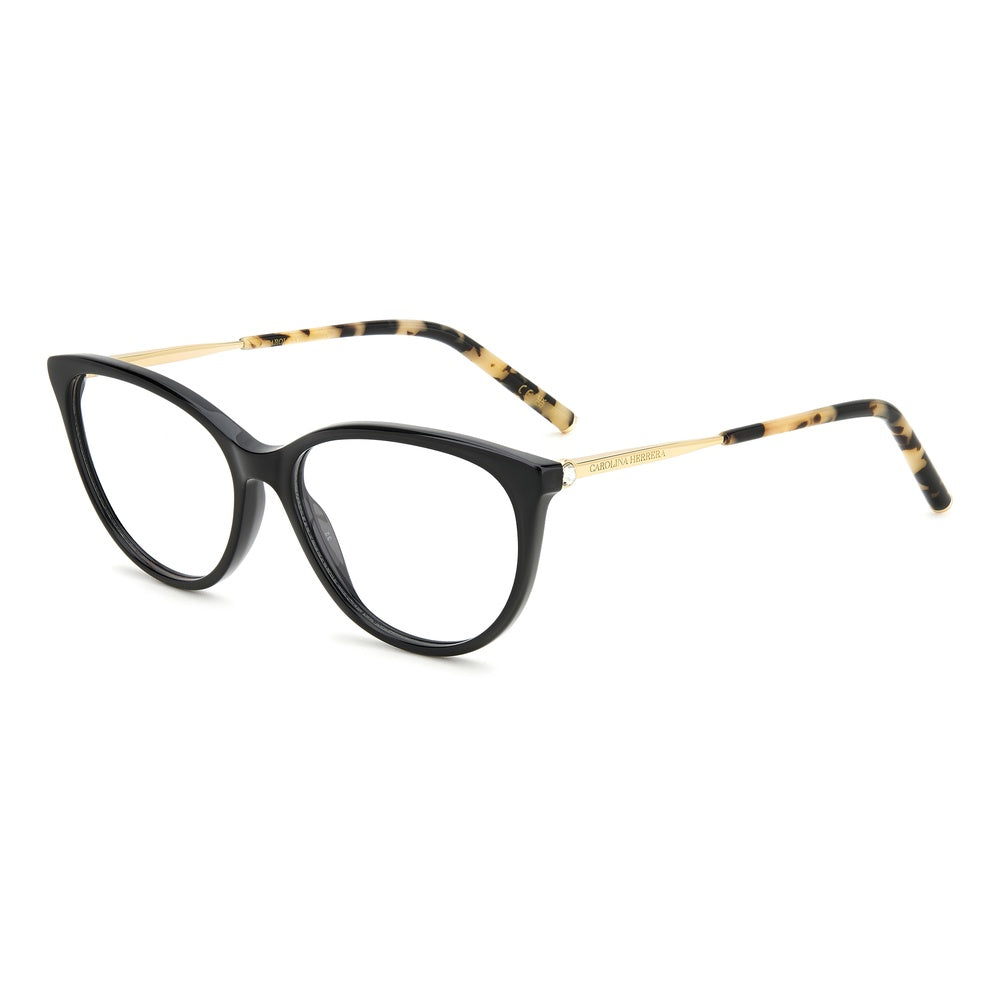 Gafas de vista Carolina Herrera femeninas, estilo rectangular, montura de acetato, color de montura negro, color de lente transparente y calibre 55 mm - Envío 24/48 horas en España - Her 0196 2M2