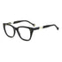 Gafas de vista Carolina Herrera femeninas, estilo rectangular, montura de acetato, color de montura negro, color de lente transparente y calibre 52 mm - Envío 24/48 horas en España - Her 0191 80S