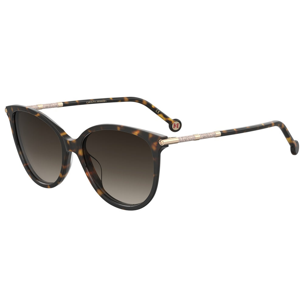 Gafas de sol Carolina Herrera femeninas, estilo ojo de gato, montura de acetato, color de montura habana, color de lente marron y calibre 57 mm - Envío 24/48 horas en España - Her 0189/G/S 2Ik