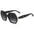Gafas de sol Carolina Herrera femeninas, estilo rectangular, montura de acetato, color de montura negro, color de lente gris y calibre 55 mm - Envío 24/48 horas en España - Her 0181/S 80S