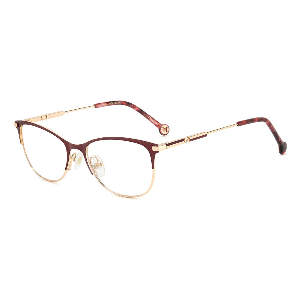 Gafas de vista Carolina Herrera femeninas, estilo rectangular, montura de metal, color de montura dorado, color de lente transparente y calibre 53 mm - Envío 24/48 horas en España - Her 0211 Noa