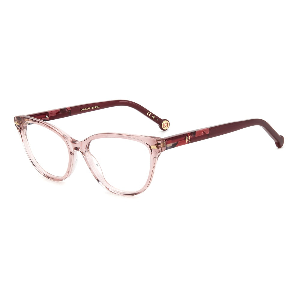 Gafas de vista Carolina Herrera femeninas, estilo rectangular, montura de acetato, color de montura habana, color de lente transparente y calibre 52 mm - Envío 24/48 horas en España - Her 0190 0A0