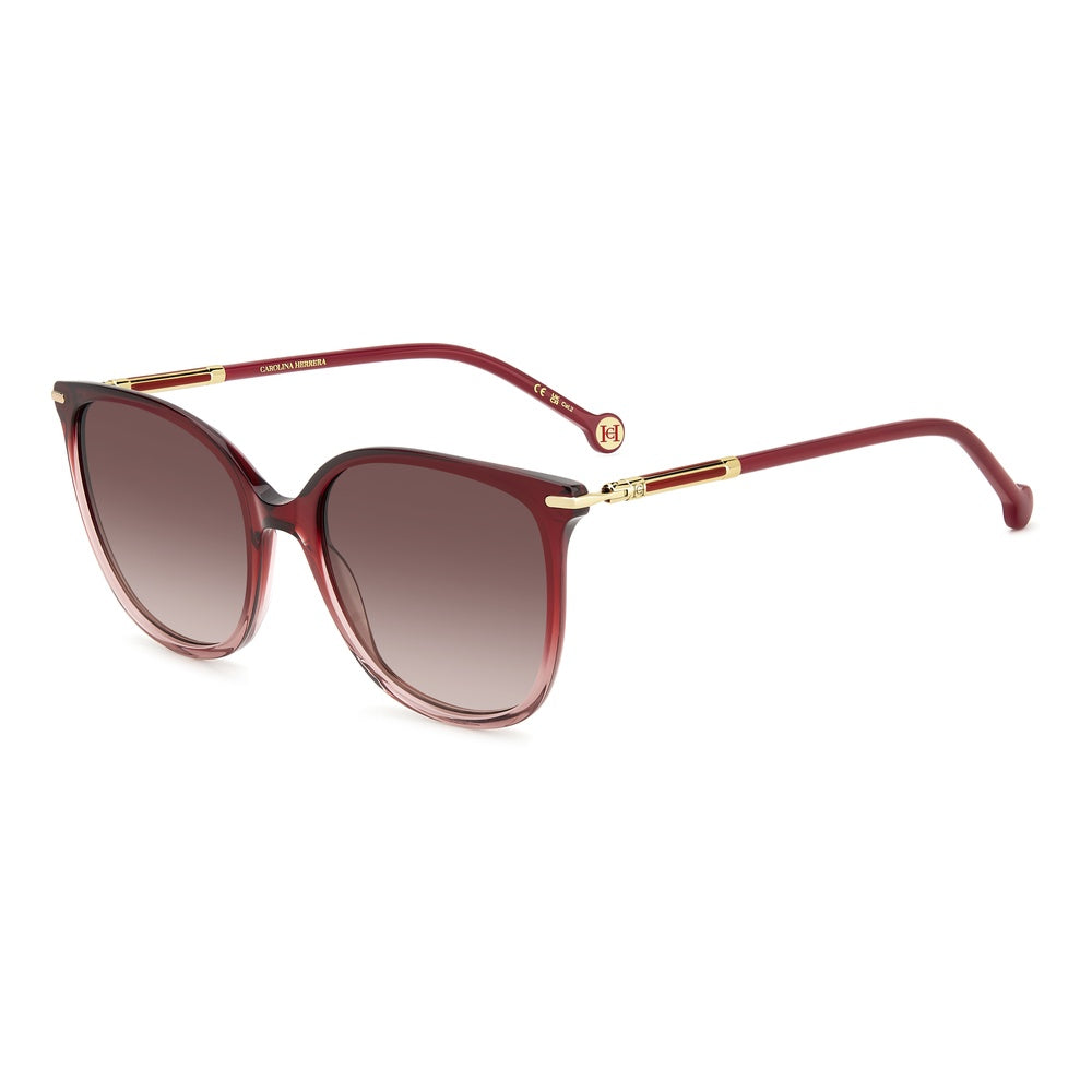 Gafas de sol Carolina Herrera femeninas, estilo cuadrada, montura de acetato, color de montura rojo, color de lente marron y calibre 55 mm - Envío 24/48 horas en España - Her 0229/S 2Oo