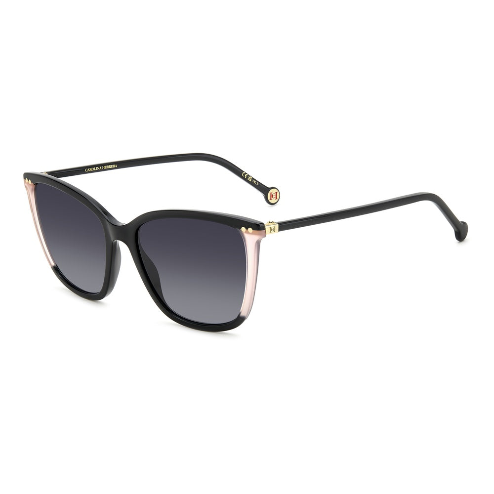 Gafas de sol Carolina Herrera femeninas, estilo cuadrada, montura de acetato, color de montura negro, color de lente gris y calibre 55 mm - Envío 24/48 horas en España - Her 0245/S 3H2