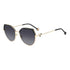 Gafas de sol Carolina Herrera femeninas, estilo redonda, montura de metal, color de montura negro, color de lente gris y calibre 56 mm - Envío 24/48 horas en España - Her 0238/S 2M2