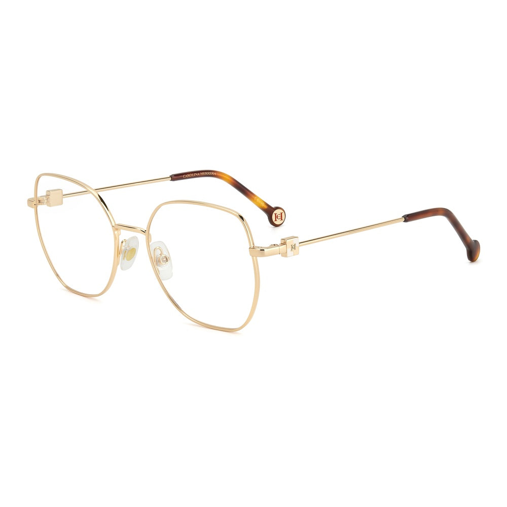 Gafas de vista Carolina Herrera femeninas, estilo mariposa, montura de metal, color de montura habana, color de lente transparente y calibre 53 mm - Envío 24/48 horas en España - Her 0242 0Nr