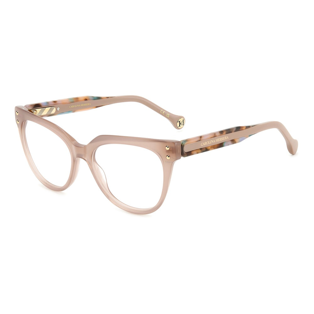 Gafas de vista Carolina Herrera femeninas, estilo rectangular, montura de acetato, color de montura transparente, color de lente transparente y calibre 52 mm - Envío 24/48 horas en España - Her 0224 Fwm
