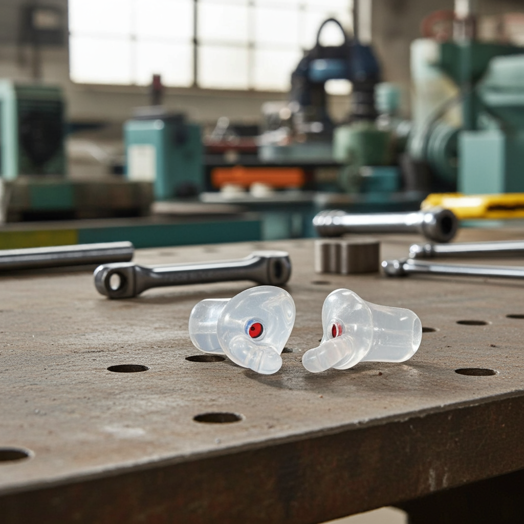 INDUSTRIAL HEARING PROTECTOR - SILICONE WITH ELACIN RC FILTER (Unit)