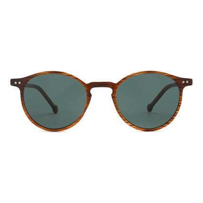 Vista frontal gafa sol marca Luper modelo Molino Quintin color marron