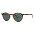 Vista lateral gafa sol marca Luper modelo Molino Quintin color marron