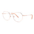 Vista lateral gafa graduada marca Luper modelo San Antolin en color oro rosa